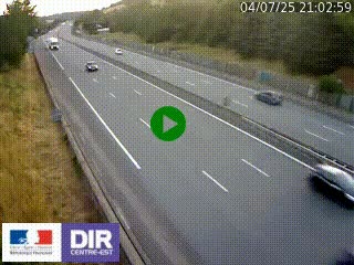 Webcam routière à Saint-Etienne-Terrenoire sur la RN88 avant la jonction entre l'A72 et le Boulevard Périphérique de Saint-Etienne