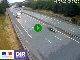 Webcam routière à Saint-Etienne-Terrenoire sur la RN88 avant la jonction entre l'A72 et le Boulevard Périphérique de Saint-Etienne