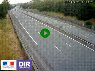 Webcam routière à Saint-Etienne-Terrenoire sur la RN88 avant la jonction entre l'A72 et le Boulevard Périphérique de Saint-Etienne