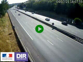 Webcam routière à Saint-Etienne-Terrenoire sur la RN88 avant la jonction entre l'A72 et le Boulevard Périphérique de Saint-Etienne