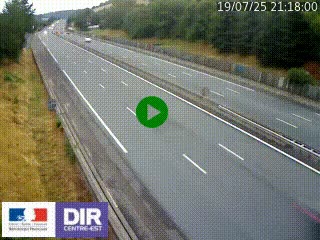 Webcam routière à Saint-Etienne-Terrenoire sur la RN88 avant la jonction entre l'A72 et le Boulevard Périphérique de Saint-Etienne