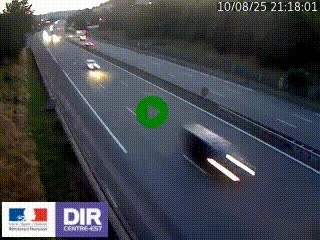 Webcam routière à Saint-Etienne-Terrenoire sur la RN88 avant la jonction entre l'A72 et le Boulevard Périphérique de Saint-Etienne