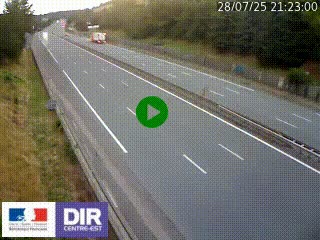 Webcam routière à Saint-Etienne-Terrenoire sur la RN88 avant la jonction entre l'A72 et le Boulevard Périphérique de Saint-Etienne