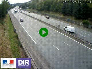 Webcam routière à Saint-Etienne-Terrenoire sur la RN88 avant la jonction entre l'A72 et le Boulevard Périphérique de Saint-Etienne