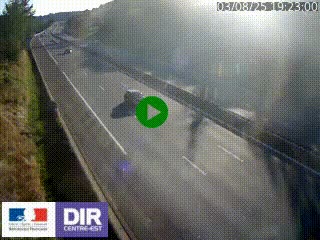 Webcam routière à Saint-Etienne-Terrenoire sur la RN88 avant la jonction entre l'A72 et le Boulevard Périphérique de Saint-Etienne