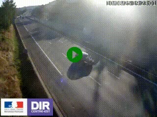 Webcam routière à Saint-Etienne-Terrenoire sur la RN88 avant la jonction entre l'A72 et le Boulevard Périphérique de Saint-Etienne