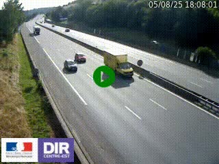 Webcam routière à Saint-Etienne-Terrenoire sur la RN88 avant la jonction entre l'A72 et le Boulevard Périphérique de Saint-Etienne