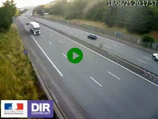 Webcam routière à Saint-Etienne-Terrenoire sur la RN88 avant la jonction entre l'A72 et le Boulevard Périphérique de Saint-Etienne