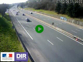 <h2>Webcam routière à Saint-Etienne-Terrenoire sur la RN88 avant la jonction entre l'A72 et le Boulevard Périphérique de Saint-Etienne</h2>