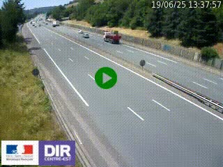 <h2>Webcam routière à Saint-Etienne-Terrenoire sur la RN88 avant la jonction entre l'A72 et le Boulevard Périphérique de Saint-Etienne</h2>