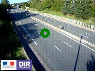 <h2>Webcam routière à Saint-Etienne-Terrenoire sur la RN88 avant la jonction entre l'A72 et le Boulevard Périphérique de Saint-Etienne</h2>