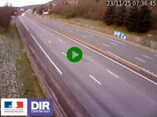 <h2>Webcam routière à Saint-Etienne-Terrenoire sur la RN88 avant la jonction entre l'A72 et le Boulevard Périphérique de Saint-Etienne</h2>