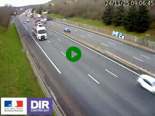 <h2>Webcam routière à Saint-Etienne-Terrenoire sur la RN88 avant la jonction entre l'A72 et le Boulevard Périphérique de Saint-Etienne</h2>