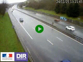 <h2>Webcam routière à Saint-Etienne-Terrenoire sur la RN88 avant la jonction entre l'A72 et le Boulevard Périphérique de Saint-Etienne</h2>