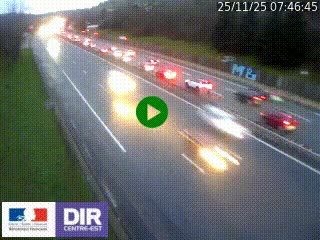 <h2>Webcam routière à Saint-Etienne-Terrenoire sur la RN88 avant la jonction entre l'A72 et le Boulevard Périphérique de Saint-Etienne</h2>