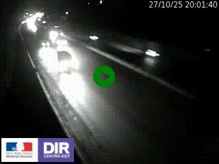Webcam routière à Saint-Etienne-Terrenoire sur la RN88 avant la jonction entre l'A72 et le Boulevard Périphérique de Saint-Etienne