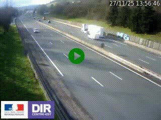 <h2>Webcam routière à Saint-Etienne-Terrenoire sur la RN88 avant la jonction entre l'A72 et le Boulevard Périphérique de Saint-Etienne</h2>