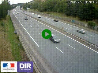 <h2>Webcam routière à Saint-Etienne-Terrenoire sur la RN88 avant la jonction entre l'A72 et le Boulevard Périphérique de Saint-Etienne</h2>