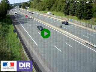 <h2>Webcam routière à Saint-Etienne-Terrenoire sur la RN88 avant la jonction entre l'A72 et le Boulevard Périphérique de Saint-Etienne</h2>