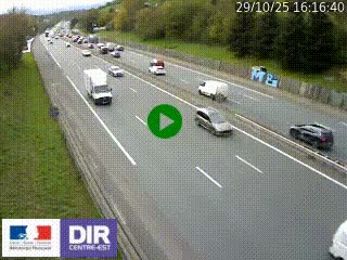 <h2>Webcam routière à Saint-Etienne-Terrenoire sur la RN88 avant la jonction entre l'A72 et le Boulevard Périphérique de Saint-Etienne</h2>