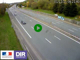 <h2>Webcam routière à Saint-Etienne-Terrenoire sur la RN88 avant la jonction entre l'A72 et le Boulevard Périphérique de Saint-Etienne</h2>
