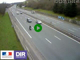 <h2>Webcam routière à Saint-Etienne-Terrenoire sur la RN88 avant la jonction entre l'A72 et le Boulevard Périphérique de Saint-Etienne</h2>