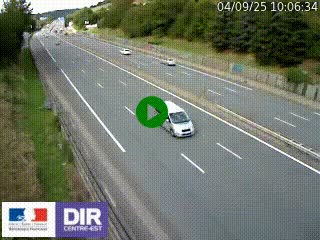 <h2>Webcam routière à Saint-Etienne-Terrenoire sur la RN88 avant la jonction entre l'A72 et le Boulevard Périphérique de Saint-Etienne</h2>