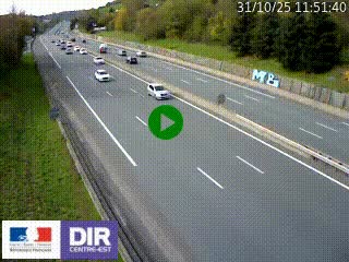 <h2>Webcam routière à Saint-Etienne-Terrenoire sur la RN88 avant la jonction entre l'A72 et le Boulevard Périphérique de Saint-Etienne</h2>