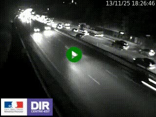 <h2>Webcam routière à Saint-Etienne-Terrenoire sur la RN88 avant la jonction entre l'A72 et le Boulevard Périphérique de Saint-Etienne</h2>