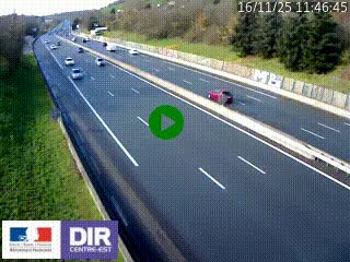 <h2>Webcam routière à Saint-Etienne-Terrenoire sur la RN88 avant la jonction entre l'A72 et le Boulevard Périphérique de Saint-Etienne</h2>
