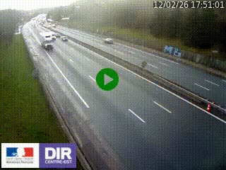 <h2>Webcam routière à Saint-Etienne-Terrenoire sur la RN88 avant la jonction entre l'A72 et le Boulevard Périphérique de Saint-Etienne</h2>