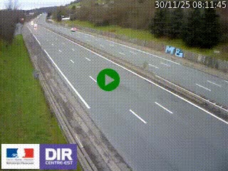 <h2>Webcam routière à Saint-Etienne-Terrenoire sur la RN88 avant la jonction entre l'A72 et le Boulevard Périphérique de Saint-Etienne</h2>