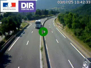 <h2>Caméra sur la Nationale 90 (N90) à La Léchère, en direction et à proximité d'Albertville</h2>