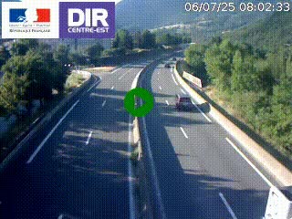 <h2>Caméra sur la Nationale 90 (N90) à La Léchère, en direction et à proximité d'Albertville</h2>