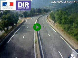 <h2>Caméra sur la Nationale 90 (N90) à La Léchère, en direction et à proximité d'Albertville</h2>