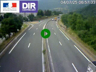 <h2>Caméra sur la Nationale 90 (N90) à La Léchère, en direction et à proximité d'Albertville</h2>