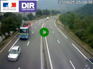 <h2>Caméra sur la Nationale 90 (N90) à La Léchère, en direction et à proximité d'Albertville</h2>