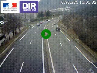 <h2>Caméra sur la Nationale 90 (N90) à La Léchère, en direction et à proximité d'Albertville</h2>