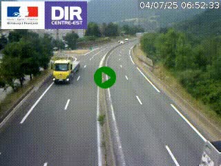 <h2>Caméra sur la Nationale 90 (N90) à La Léchère, en direction et à proximité d'Albertville</h2>