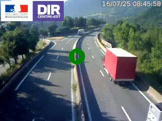 <h2>Caméra sur la Nationale 90 (N90) à La Léchère, en direction et à proximité d'Albertville</h2>