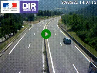 <h2>Caméra sur la Nationale 90 (N90) à La Léchère, en direction et à proximité d'Albertville</h2>