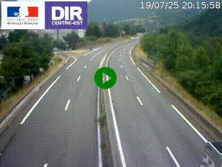 <h2>Caméra sur la Nationale 90 (N90) à La Léchère, en direction et à proximité d'Albertville</h2>