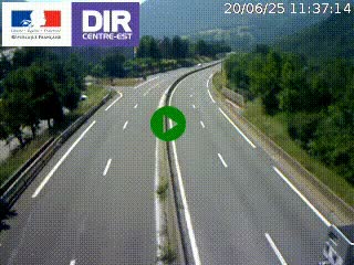 <h2>Caméra sur la Nationale 90 (N90) à La Léchère, en direction et à proximité d'Albertville</h2>