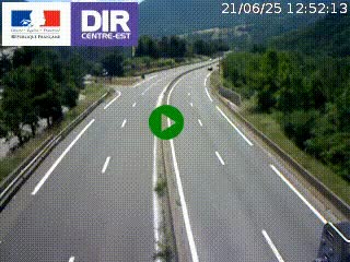 <h2>Caméra sur la Nationale 90 (N90) à La Léchère, en direction et à proximité d'Albertville</h2>