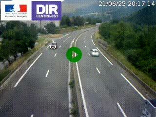 <h2>Caméra sur la Nationale 90 (N90) à La Léchère, en direction et à proximité d'Albertville</h2>