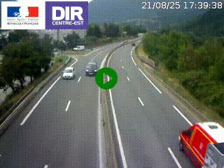 <h2>Caméra sur la Nationale 90 (N90) à La Léchère, en direction et à proximité d'Albertville</h2>
