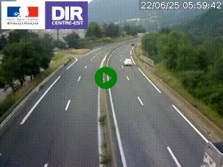 <h2>Caméra sur la Nationale 90 (N90) à La Léchère, en direction et à proximité d'Albertville</h2>