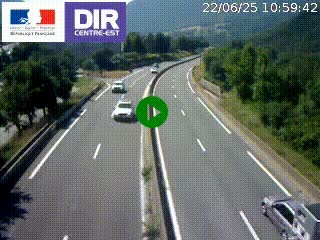 <h2>Caméra sur la Nationale 90 (N90) à La Léchère, en direction et à proximité d'Albertville</h2>