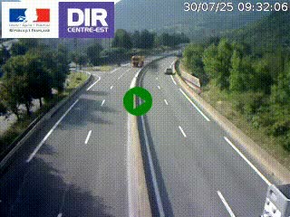 <h2>Caméra sur la Nationale 90 (N90) à La Léchère, en direction et à proximité d'Albertville</h2>