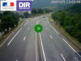 <h2>Caméra sur la Nationale 90 (N90) à La Léchère, en direction et à proximité d'Albertville</h2>